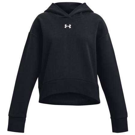 Under Armour Rival Fleece Hoodie Black gyerek pulóver fekete Black