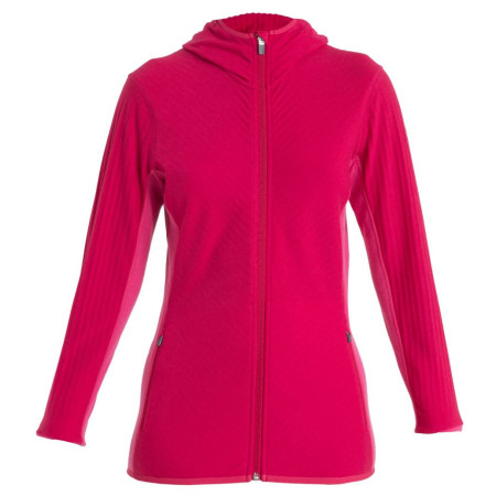 Icebreaker Descender LS Zip Hood női funkcionális pulóver