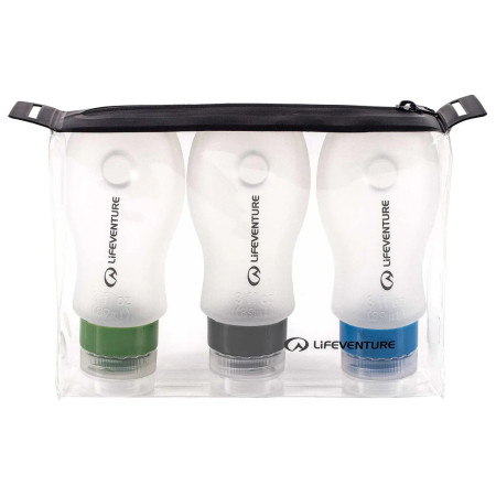 LifeVenture Silicone Bottle Set tárolótok utazáshoz