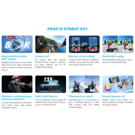 Insta360 X4 kamera