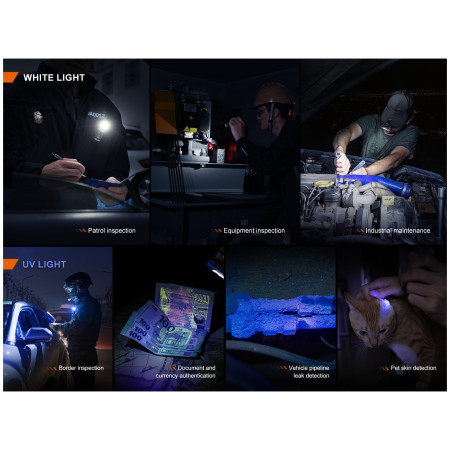 Fenix SW05R-UV zseblámpa