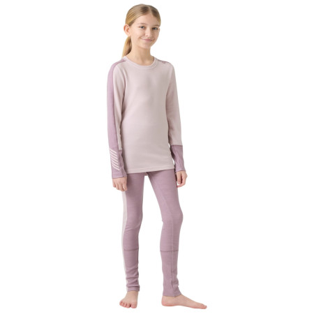 Helly Hansen Jr Lifa Merino Midweight Set Purple Clay gyerek funkcionális szett