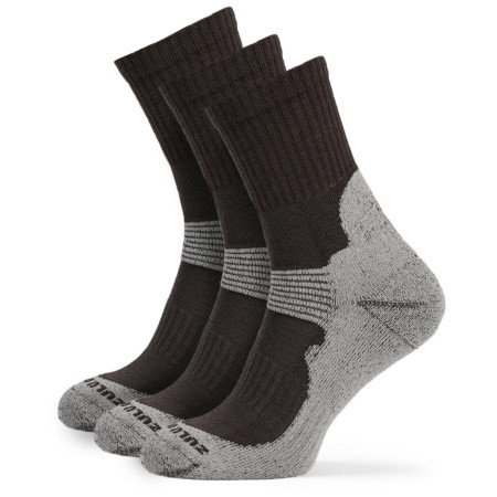 Zulu Merino Allseason 3-pack zokni szürke/barna grey/brown