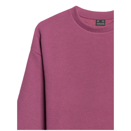 4F Sweatshirt F1936 Dark Pink gyerek pulóver
