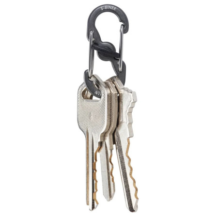 Nite Ize S-Biner Microlock hliník segéd karabiner
