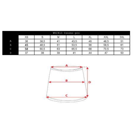 Silvini Isorno Pro női kerékpár szoknya
