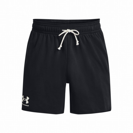 Under Armour Rival Terry 6in Short férfi rövidnadrág fekete Black