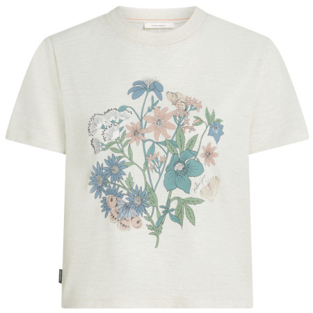 Icebreaker Merino 150 Tech Lite SS Crop Tee NZ Flora női póló