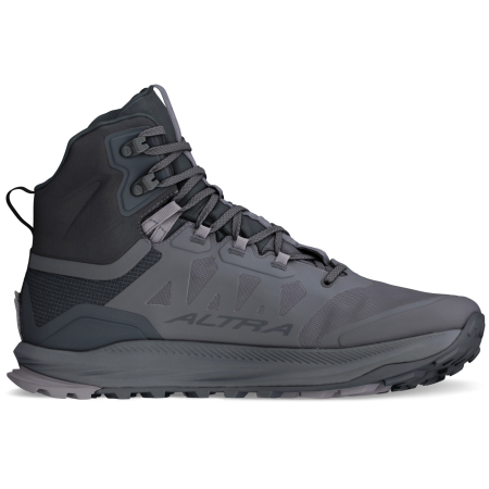 Altra M Lone Peak 9 Waterproof Mid férfi túracipő fekete/szürke black-gray