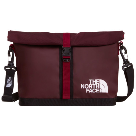 The North Face Base Camp Shoulder Bag válltáska piros Deep Burgundy/TNF Black