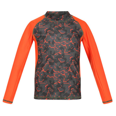 Gyerek fürdőruha Regatta Hoku szürke/narancssárga