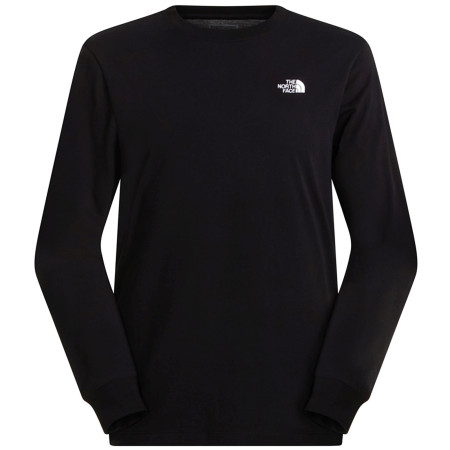 The North Face Evolution Simple Dome Regular Long-Sleeve Tee férfi póló fekete TNF BLACK