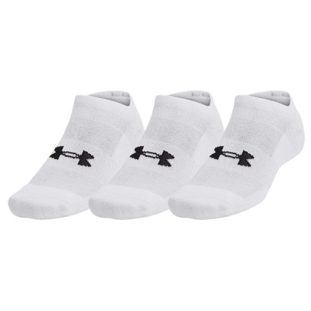 Under Armour Unisex Tc 3Pk No Show zokni szett fehér White/White/Black