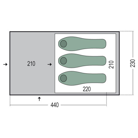 Sátor Pinguin Nimbus 3