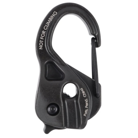 Nite Ize CamJam XT Large Aluminium Cord Tightener segéd karabiner fekete Černá