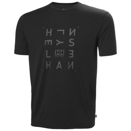 Helly Hansen Skog Graphic T-Shirt férfi póló fekete 991 Black
