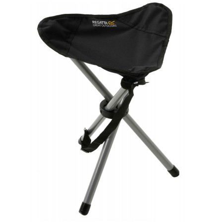 Kis kemping szék Regatta Ternio Tripod Stool fekete