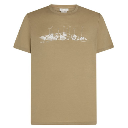 Icebreaker Men Merino 150 Tech Lite SS Tee The Peaks férfi póló