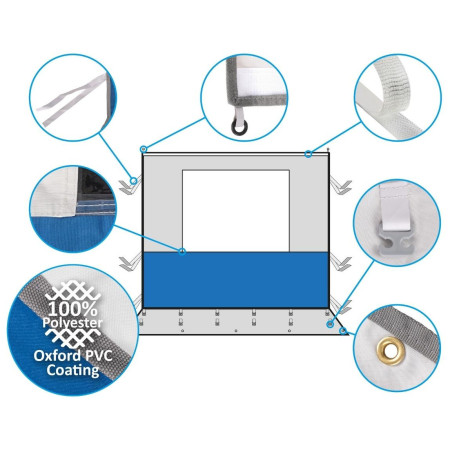 Brunner Sidewall Set Sunny Van Roof oldalsó fal