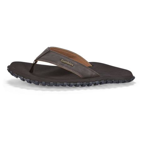 Gumbies Vegovert Brown flip-flop