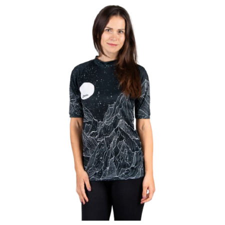 Drexiss All Diamond Beach Black Coolmax női funkcionális felső fekete/fehér