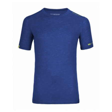 Ortovox Merino 105 Ultra Short Sleeve férfi funkcionális póló kék StrongBlue