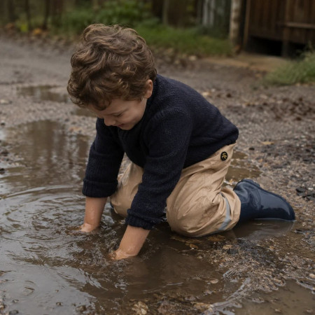 DucKsday Rainpants Londen/sand gyermek vízálló nadrág