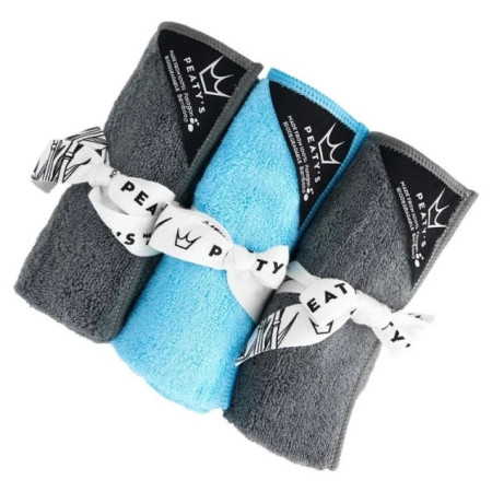 Peaty´s Bamboo Bicycle Cleaning Cloths törlőkendő kék/szürke