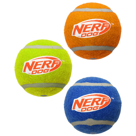 Nerf Dog Squeak Tennis Ball 3 pcs játékszer kutyáknak