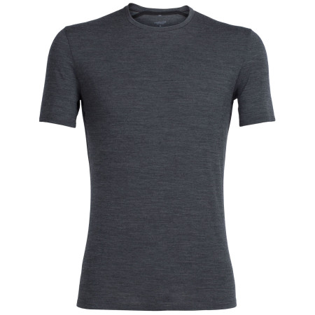 Férfi póló Icebreaker Mens Anatomica SS Crewe szürke Jet HTHR/Silver/Black