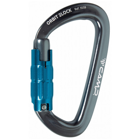 Camp Orbit 2Lock - Gun Metal / Blue karabiner szürke/kék Gun Metal / Blue