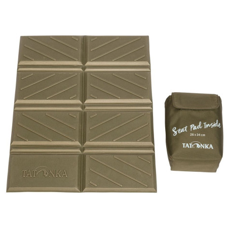 Tatonka Foldable Seat Mat 26 X 34Cm túraülés háttámlával zöld olive