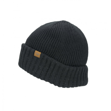 SealSkinz WP Cold Wthr Roll Cuff Beanie vízálló sapka fekete