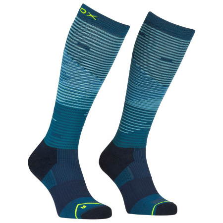Ortovox All Mountain Long Socks M férfi térdzokni kék petrol blue