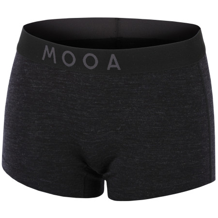 MOOA MerinoSilk 160 női boxer fekete black melange