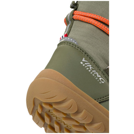 Viking Outdoor Footwear Birch Barefoot Warm WP Pull-on Olive gyerek téli cipő