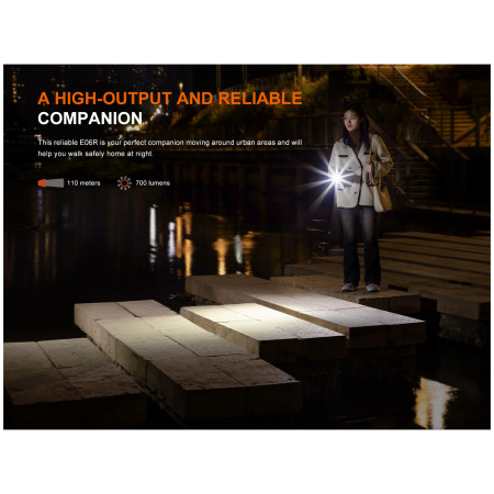 Fenix E06R zseblámpa