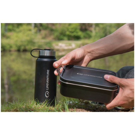 LifeVenture Stainless Steel Mess Tin Container ételtároló doboz