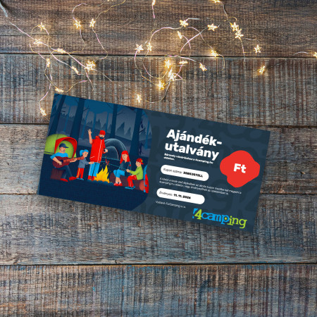 4camping Elektronikus ajándékutalvány voucher