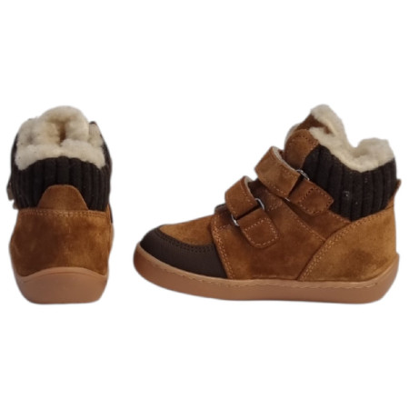 beBare 3555TY Tan gyerek barefoot cipő