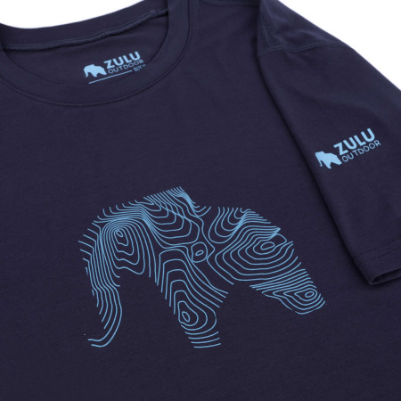 Zulu Bambus Elephant 210 Short férfi póló