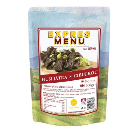 Expres menu Hagymás libamáj 300 g készétel