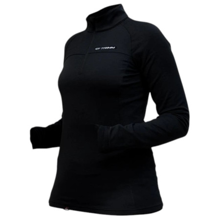 Trimm CUBE LADY női funkcionális pulóver fekete grafit black
