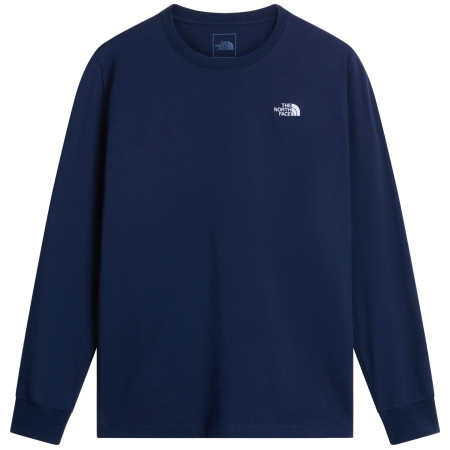 The North Face Evolution Simple Dome Regular Long-Sleeve Tee férfi póló sötétkék SUMMIT NAVY