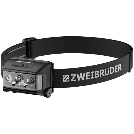 Zweibrüder ZB-5H fejlámpa fekete black