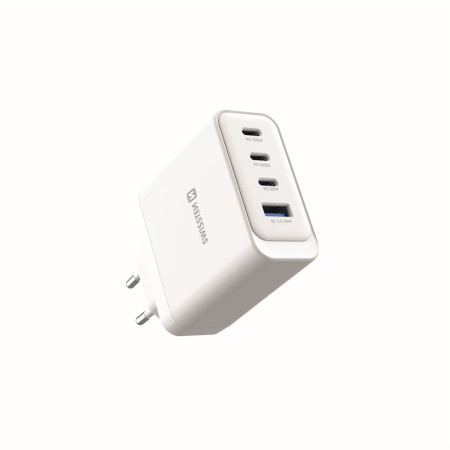 Swissten GaN 2X USB-C 100W + 1X USB-C 20W + 1X USB-A 30W adapter
