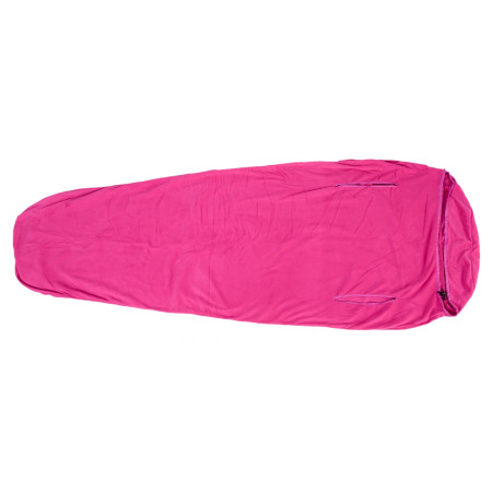Warmpeace Polartec Micro Mummy 195 cm hálózsák bélés rózsaszín Berry