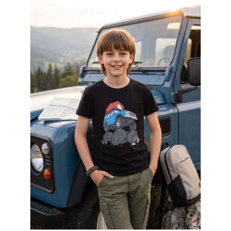 Alpine Pro Ecomo 4 Black gyerek póló