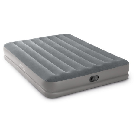 Intex Queen Dura-Beam Prestige Mid-Rise USB Pump felfújható matrac szürke