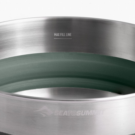 Sea to Summit Detour Stainless Steel Collapsible Pot 3L összecsukható bögre